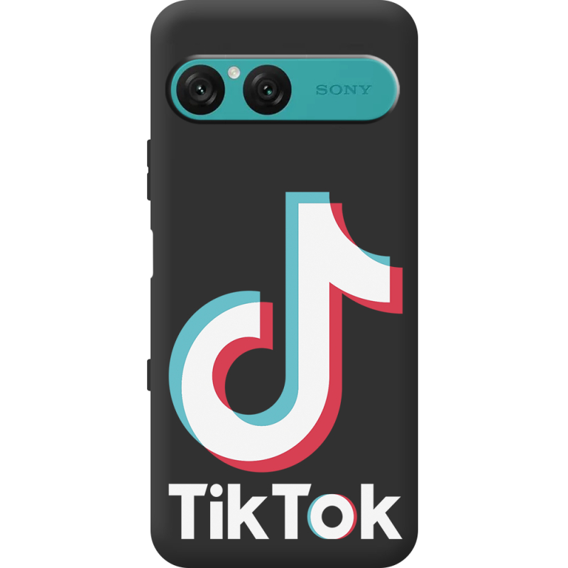 Чорний чохол BoxFace Sony Xperia 10 VII Tik Tok