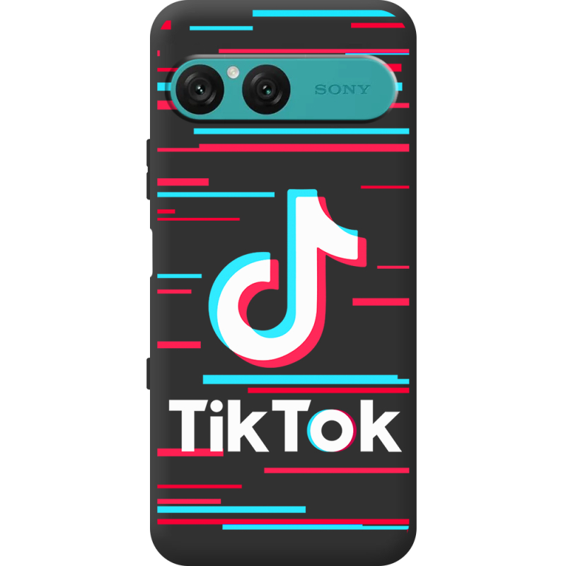 Чорний чохол BoxFace Sony Xperia 10 VII Tik Tok