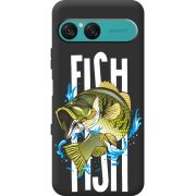 Чорний чохол BoxFace Sony Xperia 10 VII Fish