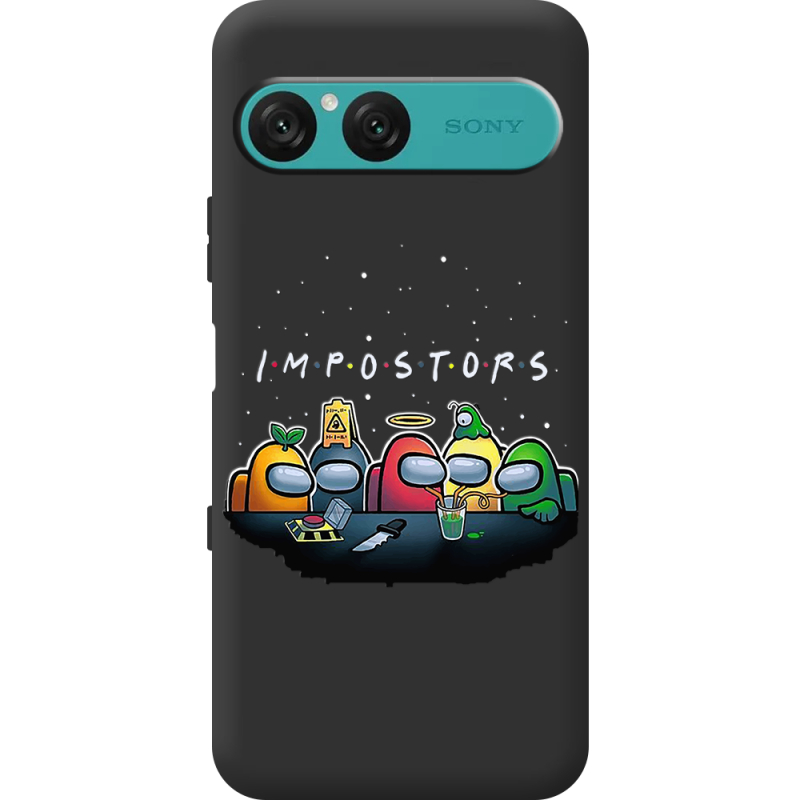 Чорний чохол BoxFace Sony Xperia 10 VII Among Us Impostors