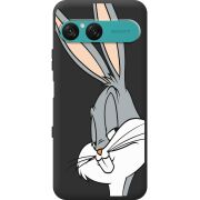 Чорний чохол BoxFace Sony Xperia 10 VII Lucky Rabbit