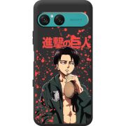 Чорний чохол BoxFace Sony Xperia 10 VII Атака Титанов Леви