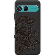 Чорний чохол BoxFace Sony Xperia 10 VII Chinese Dragon