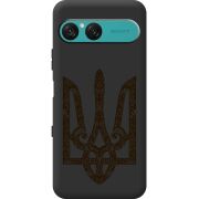 Чорний чохол BoxFace Sony Xperia 10 VII Ukrainian Trident