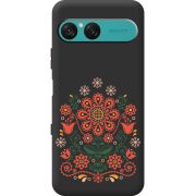 Чорний чохол BoxFace Sony Xperia 10 VII Ukrainian Ornament