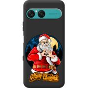 Чорний чохол BoxFace Sony Xperia 10 VII Cool Santa