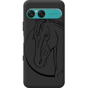 Чорний чохол BoxFace Sony Xperia 10 VII Horse