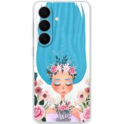 Прозорий чохол BoxFace Samsung Galaxy S26 FE (S741) Blue Hair