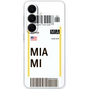 Прозорий чохол BoxFace Samsung Galaxy S26 FE (S741) Ticket Miami