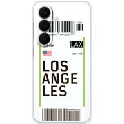 Прозорий чохол BoxFace Samsung Galaxy S26 FE (S741) Ticket Los Angeles