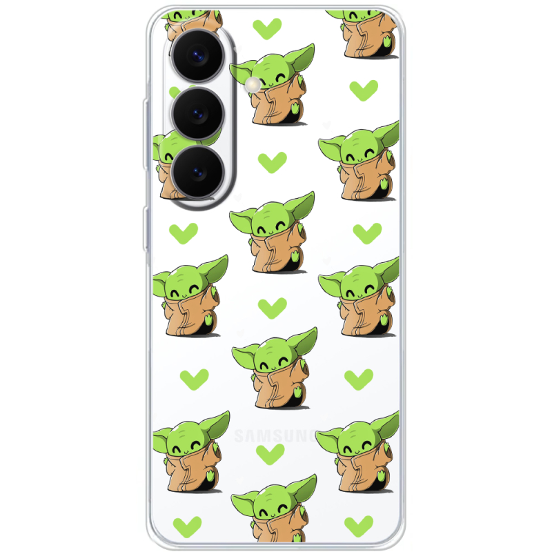 Прозорий чохол BoxFace Samsung Galaxy S26 FE (S741) Pattern Baby Yoda