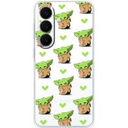 Прозорий чохол BoxFace Samsung Galaxy S26 FE (S741) Pattern Baby Yoda
