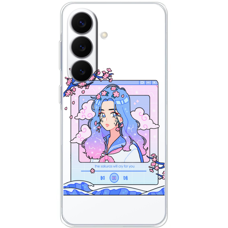 Прозорий чохол BoxFace Samsung Galaxy S26 FE (S741) The Sakuras Will Cry For You