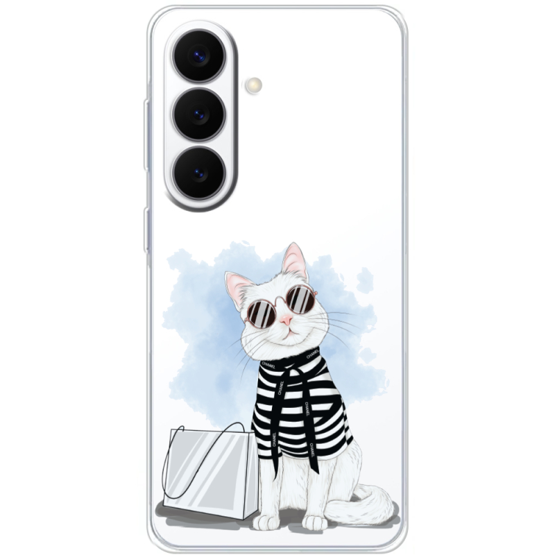 Прозорий чохол BoxFace Samsung Galaxy S26 FE (S741) Cat Style