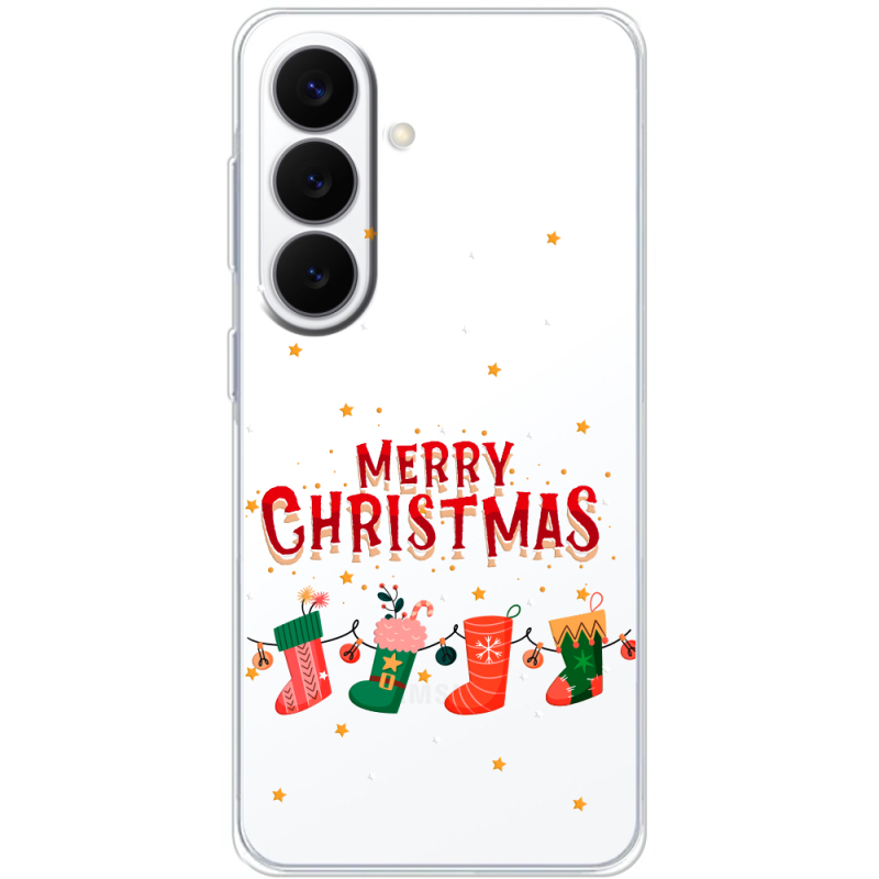 Прозорий чохол BoxFace Samsung Galaxy S26 FE (S741) Merry Christmas