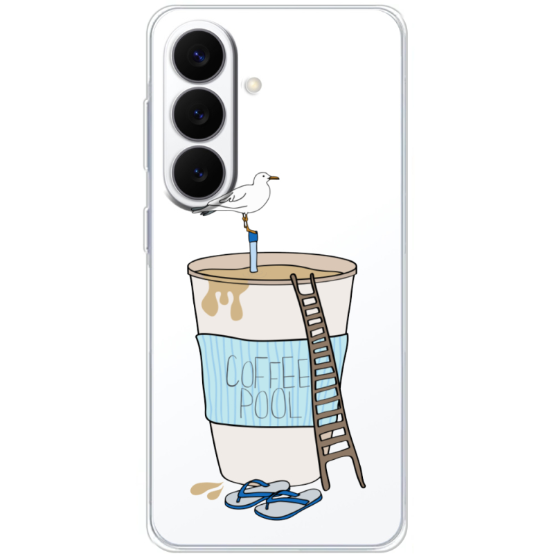 Прозорий чохол BoxFace Samsung Galaxy S26 FE (S741) Segull in Cofee Pool
