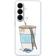 Прозорий чохол BoxFace Samsung Galaxy S26 FE (S741) Segull in Cofee Pool