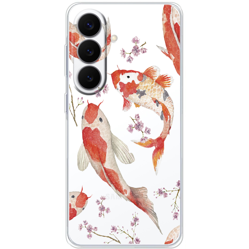 Прозорий чохол BoxFace Samsung Galaxy S26 FE (S741) Japanese Koi Fish