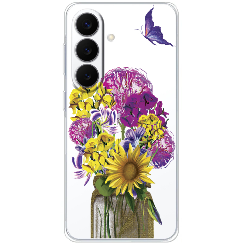 Прозорий чохол BoxFace Samsung Galaxy S26 FE (S741) My Bouquet