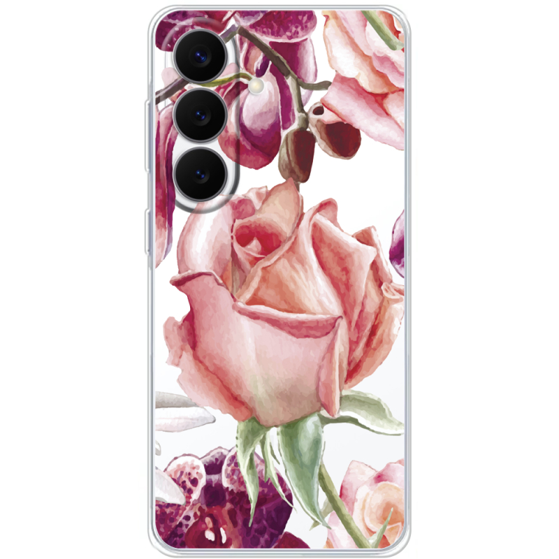 Прозорий чохол BoxFace Samsung Galaxy S26 FE (S741) Rose