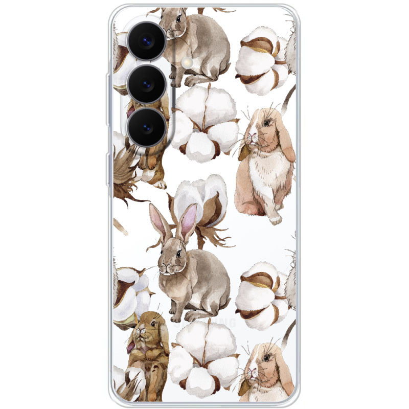 Прозорий чохол BoxFace Samsung Galaxy S26 FE (S741) Cotton and Rabbits