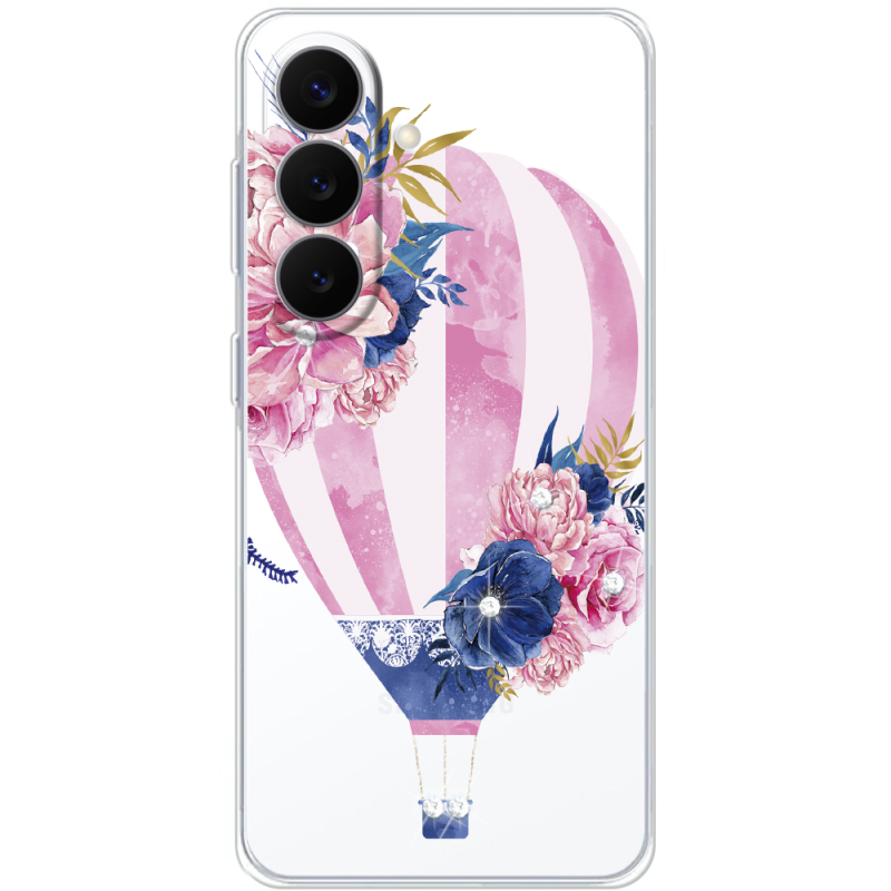 Чохол зі стразами Samsung Galaxy S26 FE (S741) Pink Air Baloon
