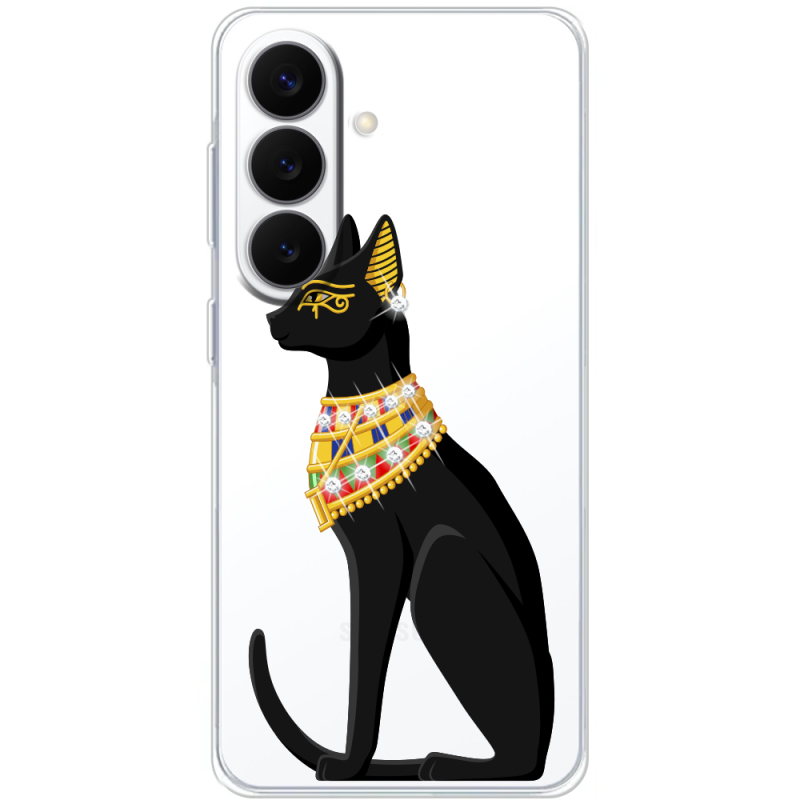 Чохол зі стразами Samsung Galaxy S26 FE (S741) Egipet Cat