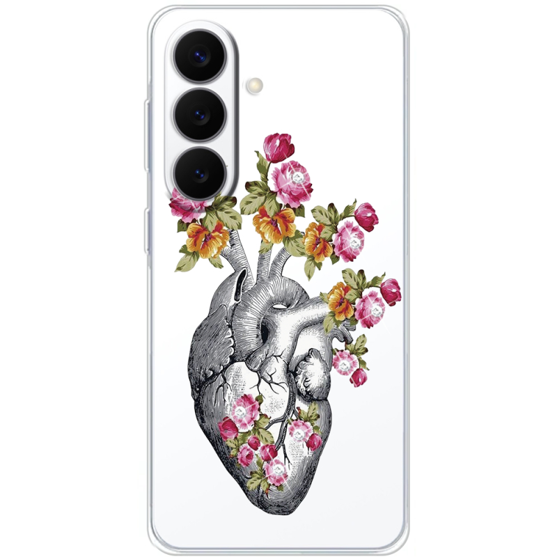 Чохол зі стразами Samsung Galaxy S26 FE (S741) Heart