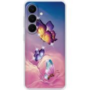 Чохол зі стразами Samsung Galaxy S26 FE (S741) Butterflies