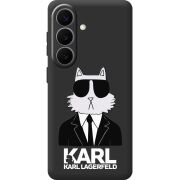 Чорний чохол BoxFace Samsung Galaxy S26 FE (S741) Cat in Black