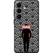 Чорний чохол BoxFace Samsung Galaxy S26 FE (S741) Man Pattern