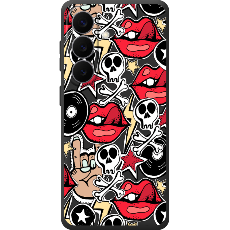 Чорний чохол BoxFace Samsung Galaxy S26 FE (S741) Rock Graffiti