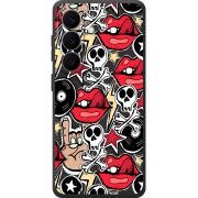 Чорний чохол BoxFace Samsung Galaxy S26 FE (S741) Rock Graffiti