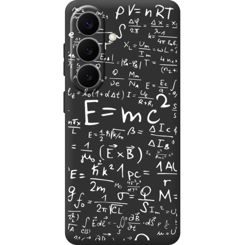 Чорний чохол BoxFace Samsung Galaxy S26 FE (S741) E=mc2