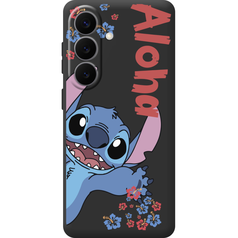 Чорний чохол BoxFace Samsung Galaxy S26 FE (S741) Гавайський гість Stich
