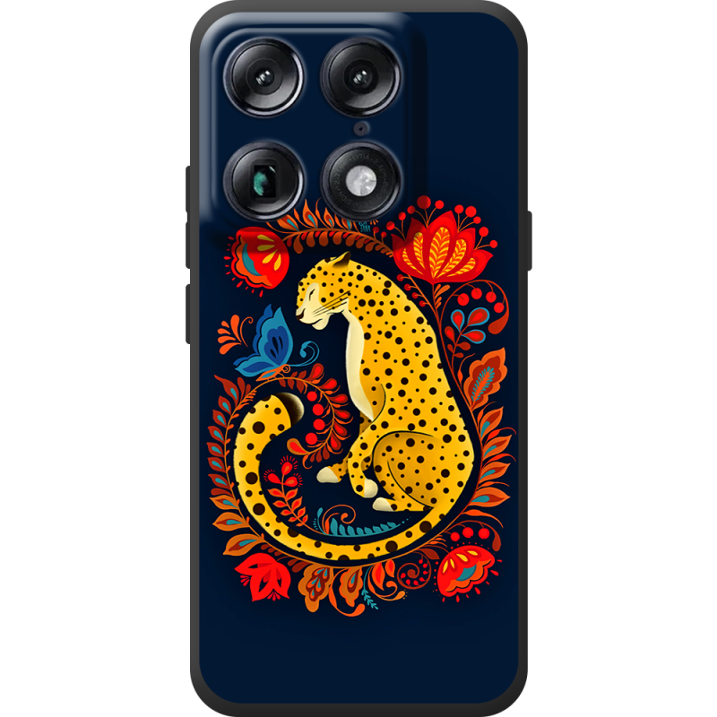 Чохол BoxFace Moto Signature Petrykivka Leopard