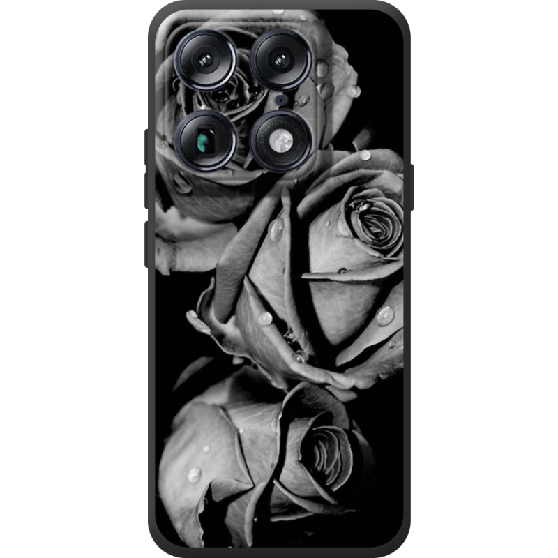 Чохол BoxFace Moto Signature Black and White Roses