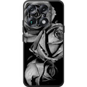 Чохол BoxFace Moto Signature Black and White Roses