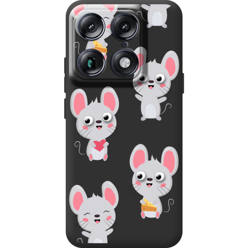 Прозорий чохол BoxFace Moto Signature с 3D-глазками Mouse