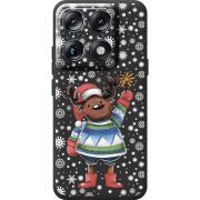 Прозорий чохол BoxFace Moto Signature Christmas Deer with Snow