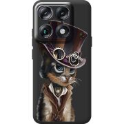 Прозорий чохол BoxFace Moto Signature Steampunk Cat