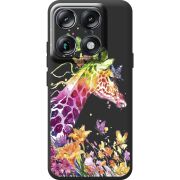 Прозорий чохол BoxFace Moto Signature Colorful Giraffe