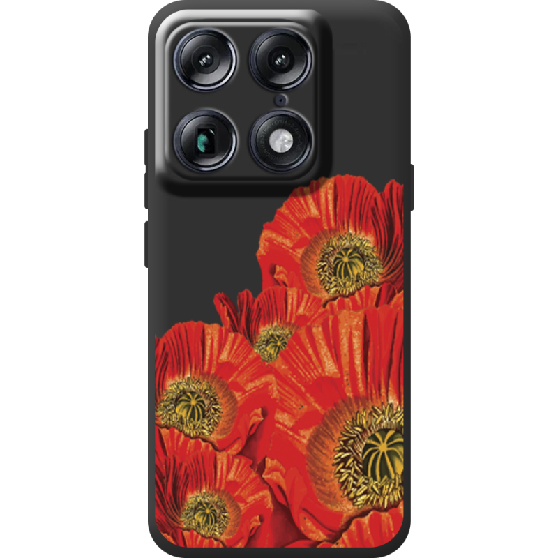 Прозорий чохол BoxFace Moto Signature Red Poppies
