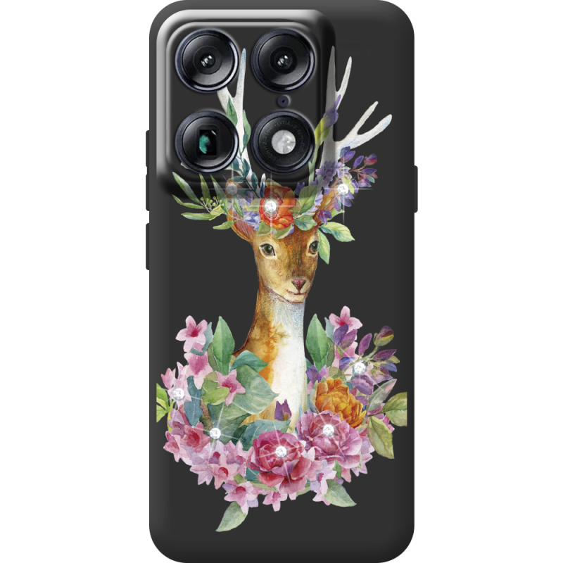 Чохол зі стразами Moto Signature Deer with flowers
