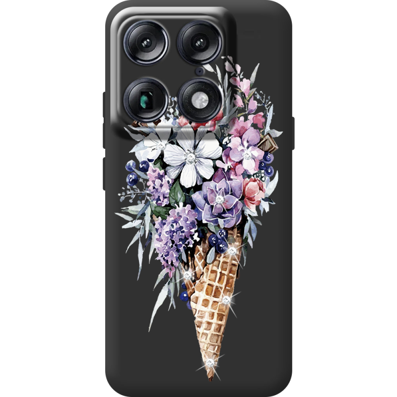 Чохол зі стразами Moto Signature Ice Cream Flowers