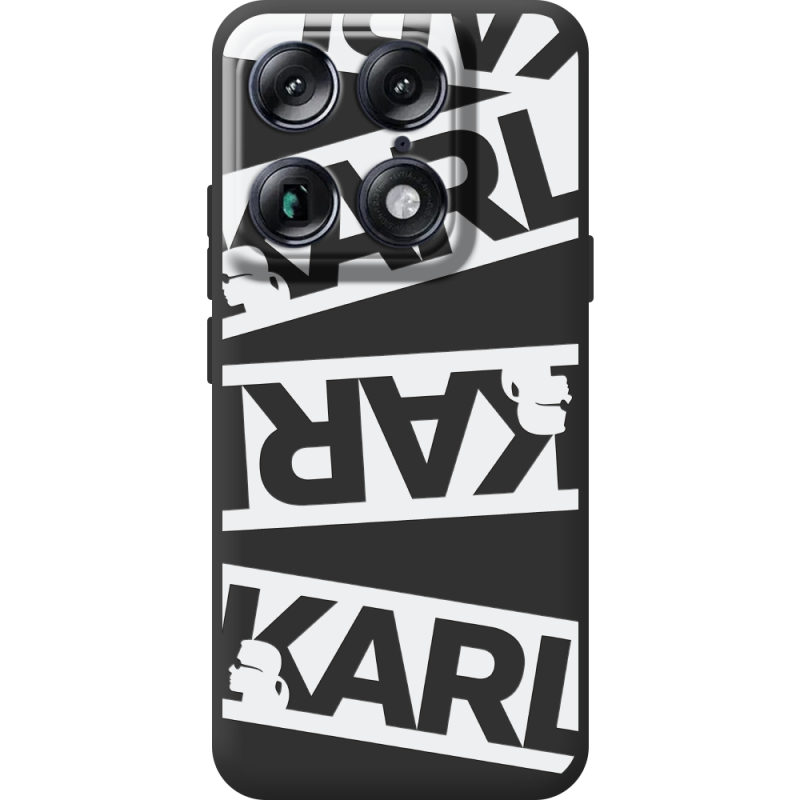 Чорний чохол BoxFace Moto Signature White Karl