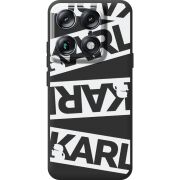 Чорний чохол BoxFace Moto Signature White Karl