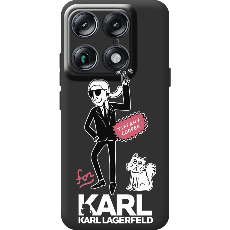 Чорний чохол BoxFace Moto Signature For Karl