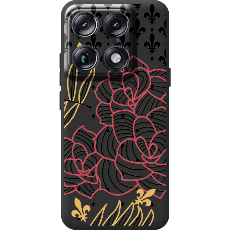 Чорний чохол BoxFace Moto Signature FranceFlowers
