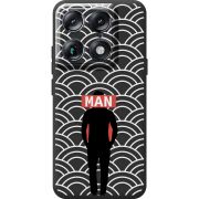 Чорний чохол BoxFace Moto Signature Man Pattern